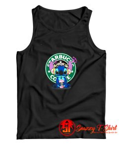 Cute Disney Stich Parody Coffee Starbucks Tank Top