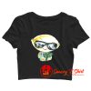 Cute Family Guy Stewie with Cash Bling Crop Top Shirt