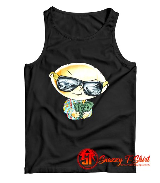 Cute Family Guy Stewie with Cash Bling Tank Top