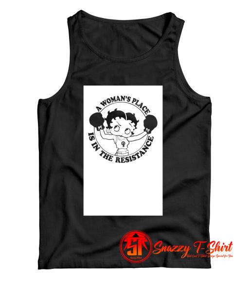 Cute Feminist AF Betty Boop Tank Top