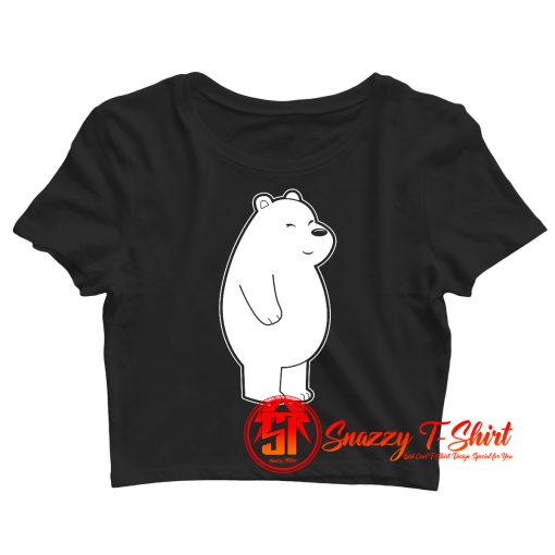 Cute Ice Bear Crop Top Shirt