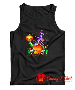 Cute Matching Gnome Witch Lovers Birthday Shirt Scary Pumpkin Halloween Day Design Tank Top