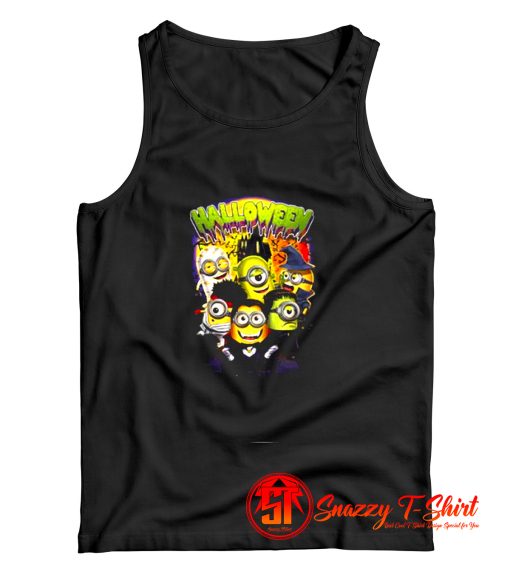 Cute Minions In Costume Despicable Me Halloween Tank Top