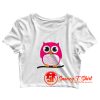 Cute Owl Crop Top Shirt