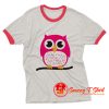 Cute Owl Ringer Tee