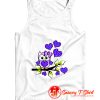 Cute Owl Shirt Owl Pink Bow On The Branch Blue Heart Tank Top