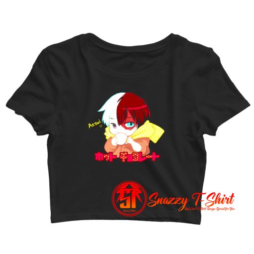 Cute Shoto Todoroki My Hero Academia Crop Top Shirt