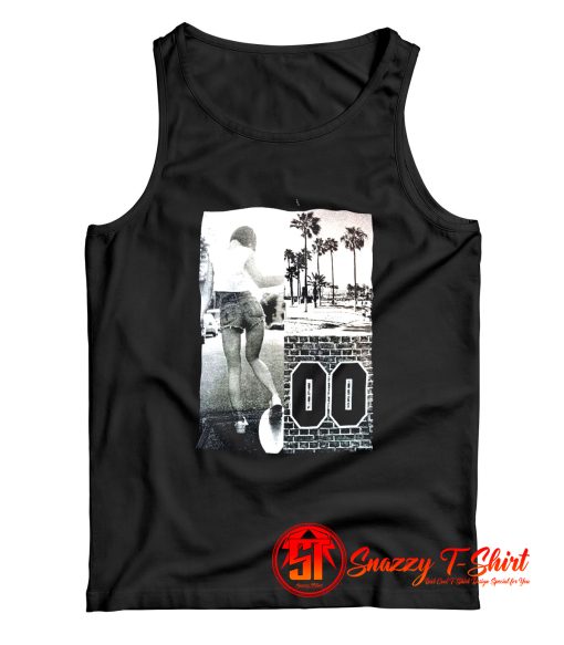 Cute Skating Girl Vintage Classic Tank Top