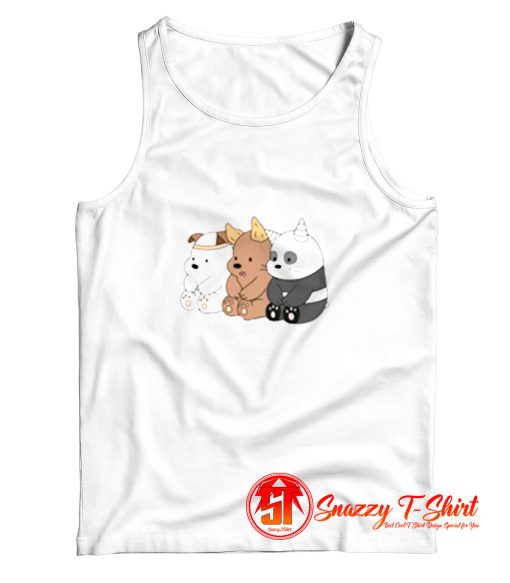 Cute Three Bear Tank Top