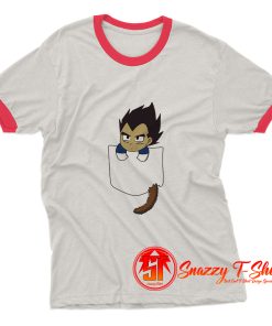 Cute Vegeta Pocket Ringer Tee