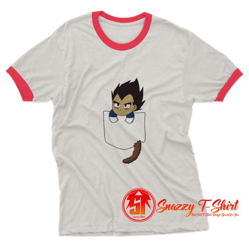 Cute Vegeta Pocket Ringer Tee