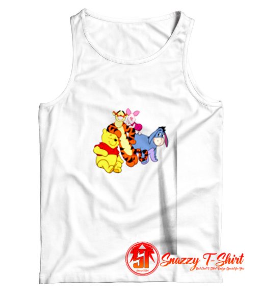 Cute Winnie The Pooh And His Friends Tank Top