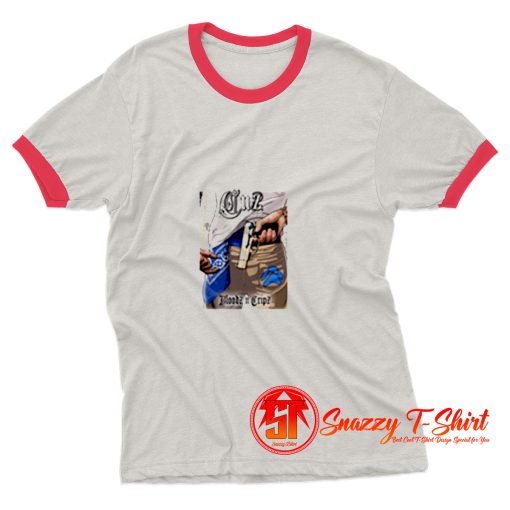 Cuz With Gun at The Back Graphic Ringer Tee