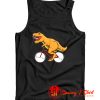 Cycling Dinosaur T Rex Riding Road Bike MTB Tank Top