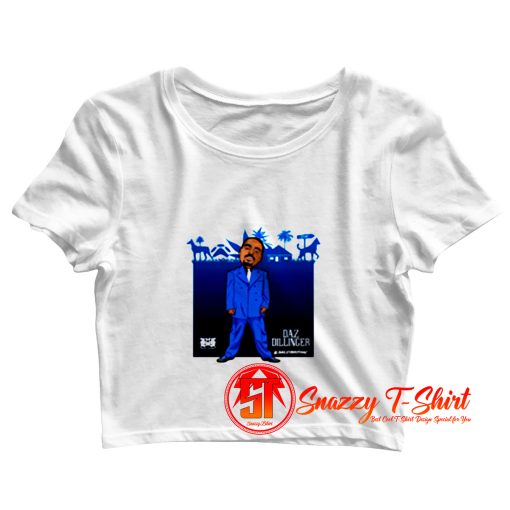 DAZ Dillinger Caricature Crop Top Shirt