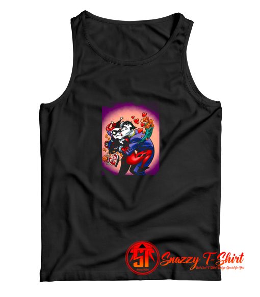 DC Comics Harley Quinn The Joker Valentines Tank Top