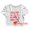 DC Comics Suicide Squad Freaks Villains Crop Top Shirt