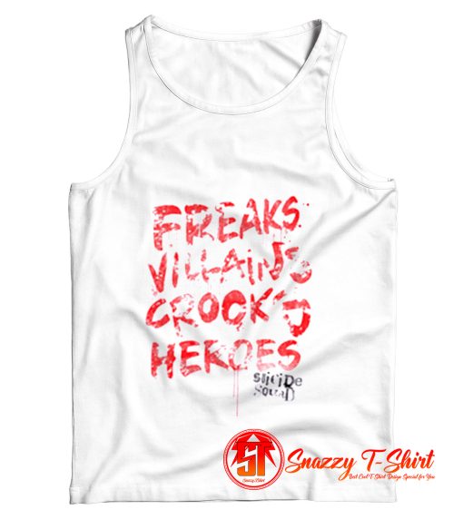 DC Comics Suicide Squad Freaks Villains Tank Top