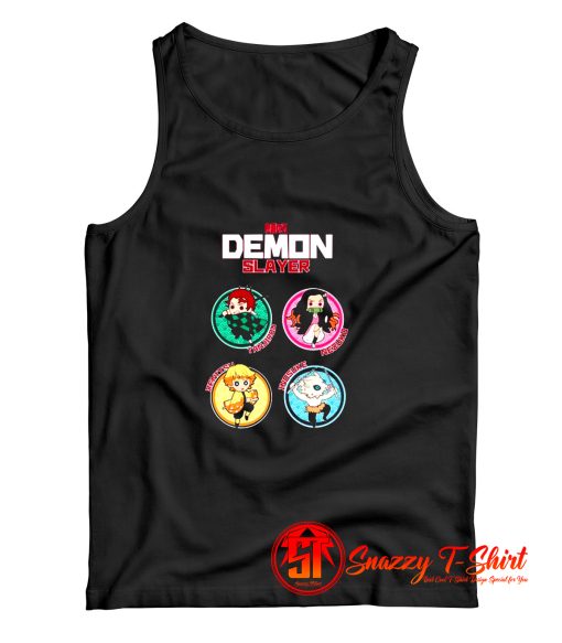 DEMON SLAYER KIMETSU NO YAIBA ALL CHARACTERS Tank Top