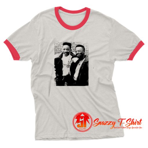 DJ Jazzy Jeff and Fresh Prince Will Smith Photo Ringer Tee