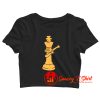 Dabbing Chess King Dab Dance Funny Crop Top Shirt