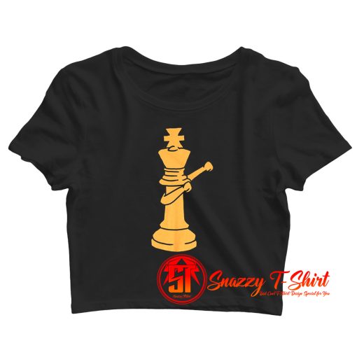 Dabbing Chess King Dab Dance Funny Crop Top Shirt