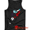 Dabbing Dracula Soccer Halloween Costume Football Boys Girls Tank Top