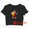 Dabbing Fries Usa Finger Chips Crop Top Shirt