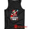 Dabbing Santa With Face mask Handwashing Tank Top