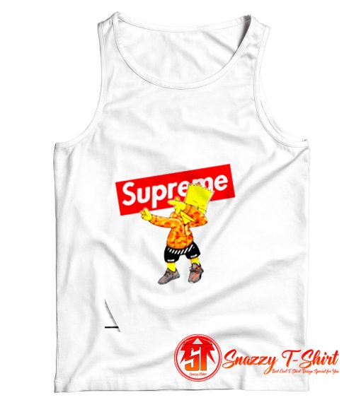 Dabbing Supreme Bart Simpson Tank Top