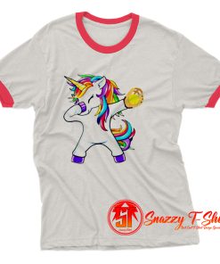 Dabbing Unicorn Ringer Tee