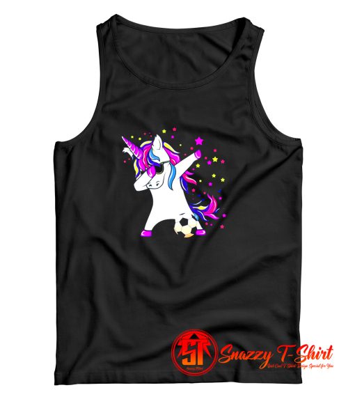 Dabbing Unicorn Soccer Tank Top