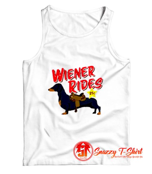 Dachshund Wiener Rides 25c Tank Top