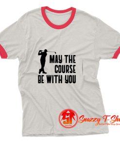 Dad Golf Quote Ringer Tee