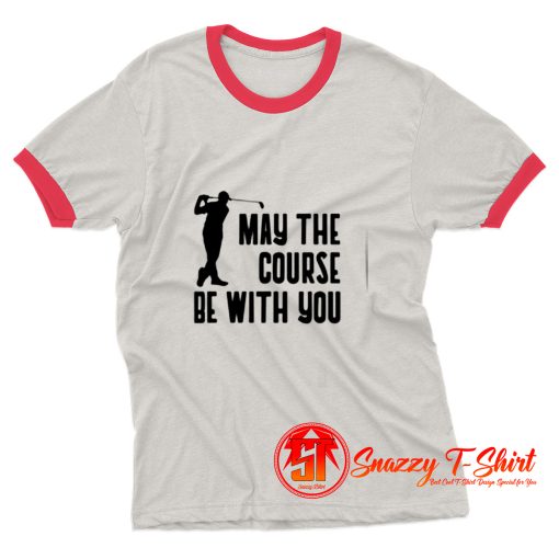 Dad Golf Quote Ringer Tee