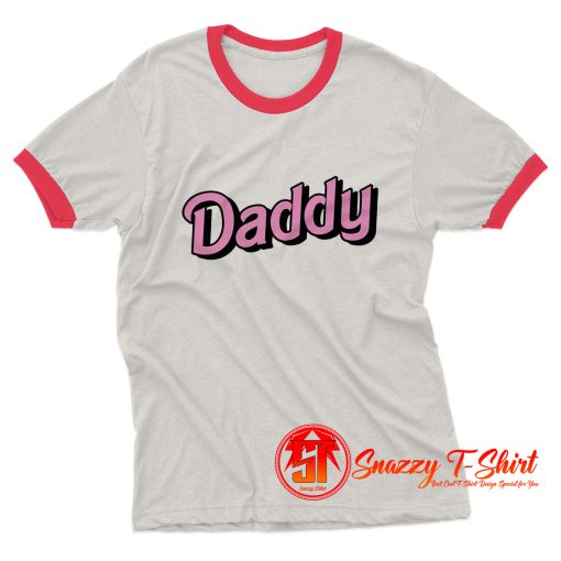 Daddy Pink Ringer Tee