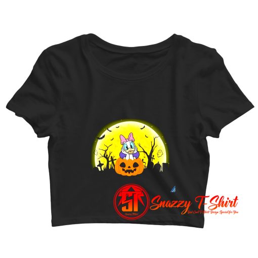 Daisy Disney In The Pumpkin Halloween Crop Top Shirt