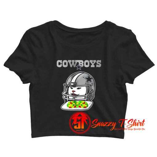 Dallas Cowboys Beverly Hills Cat Meme Crop Top Shirt