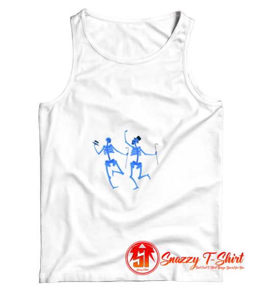 Dancing Skeletons Couples Tank Top