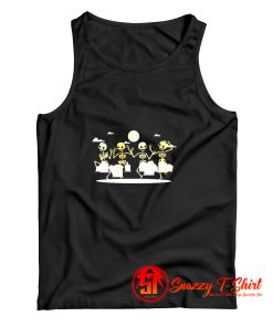 Dancing Skeletons Grunge Tank Top