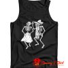 Dancing Skeletons Sugar Skull Day of the Dead Dia de los Muertos Mexican Heritage Halloween Gothic Tank Top