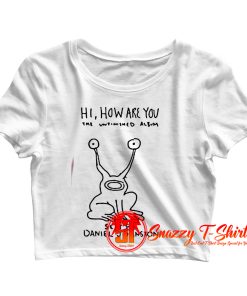 Daniel Johnston Hi How Are You Music Crop Top Shirt