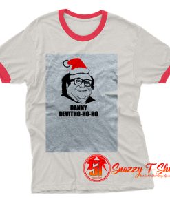 Danny Devito Ho Ho Ho Christmas Ringer Tee