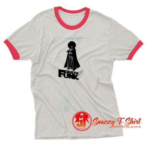 Darth Vader The Funk Awakens Daft Punk Parody Ringer Tee