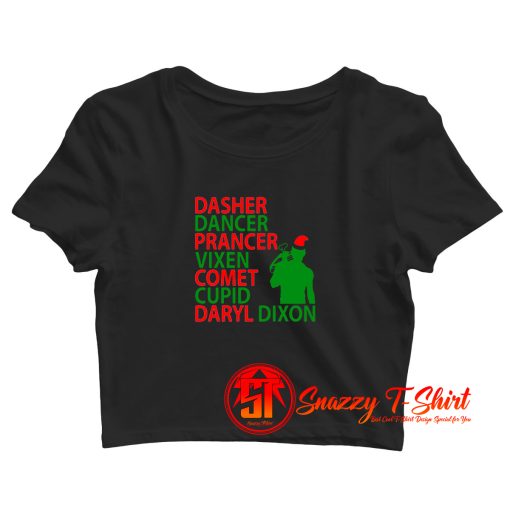 Daryl Dixon Christmas Crop Top Shirt