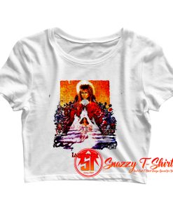 David Bowie Labyrinth Crop Top Shirt