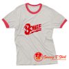 David Bowie Red Bowie Logo Unisex Ringer Tee