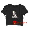 David Bowie The Man Photo Leopard Crop Top Shirt