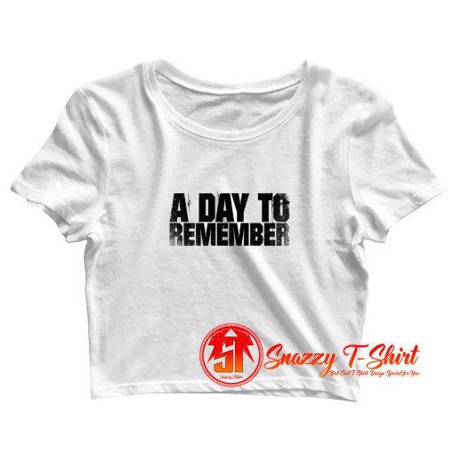 Day to remember Crop Top Shirt