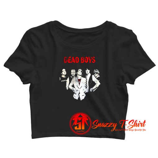 Dead Boys Vintage Punk Rock Crop Top Shirt